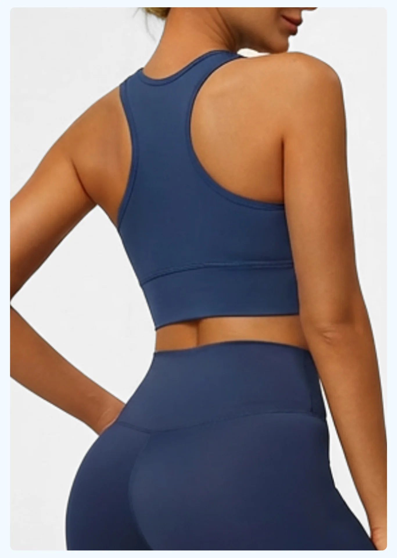 Dam Sport-BH Yoga Linne – Halterneck Inbyggda Kuddar Högintensiv StötDämpning Tennis, 5 Färger S–XXL
