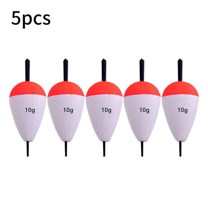 5pcs Foam Fishing Floats EVA Fish Floats Bait Fishing Buoys 2g/3g/5g/10g/15g/ 20g/35g/40g/60g Buoy Flotador Fishing Accessories