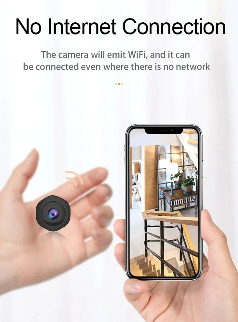 4K HD Mini Wireless Camera Portable Cam Invisible Night Version Camcorder Wifi Remote Monitor Video Voice Recorder Cameras 2026