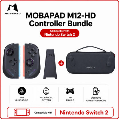 MOBAPAD M12 S / M12 HD Pro Controller för Nintendo Switch 2 – TMR Driftfria Joystickar Hall-Linear Triggers Remap Macro CE