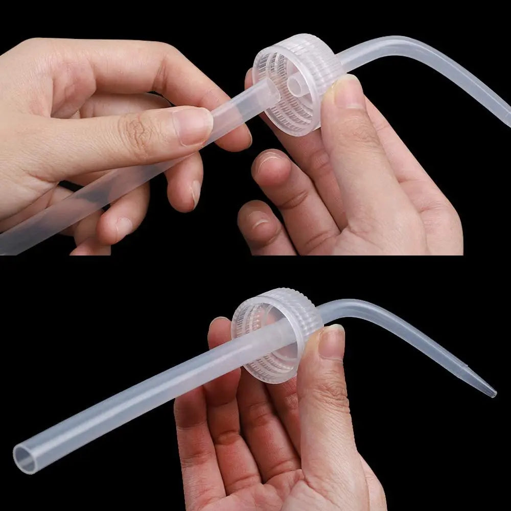 Tattoo Wash Bottle Safety Bottles Watering Tools Plastic Squeeze Bottle with Scale Labels for Succulent Cleaning Washing Tattoo