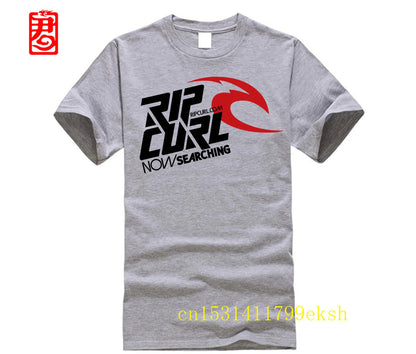 rip shirt curl skateboard skateboard 80s T Shirt Men's O Neck Short SLeeve Sleeve Clothes
