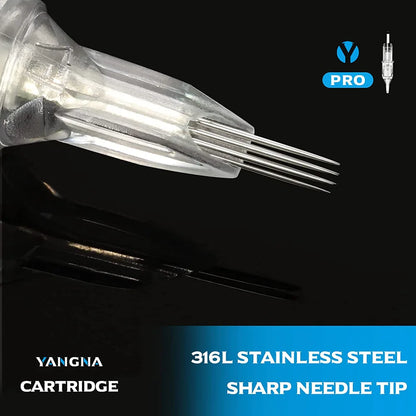20/10PCS EMALLA Cartridge Tattoo Needles RL RS M1 RM Disposable Sterilized Safety Cartridge Needle for Rotary Tattoo Machine Pen