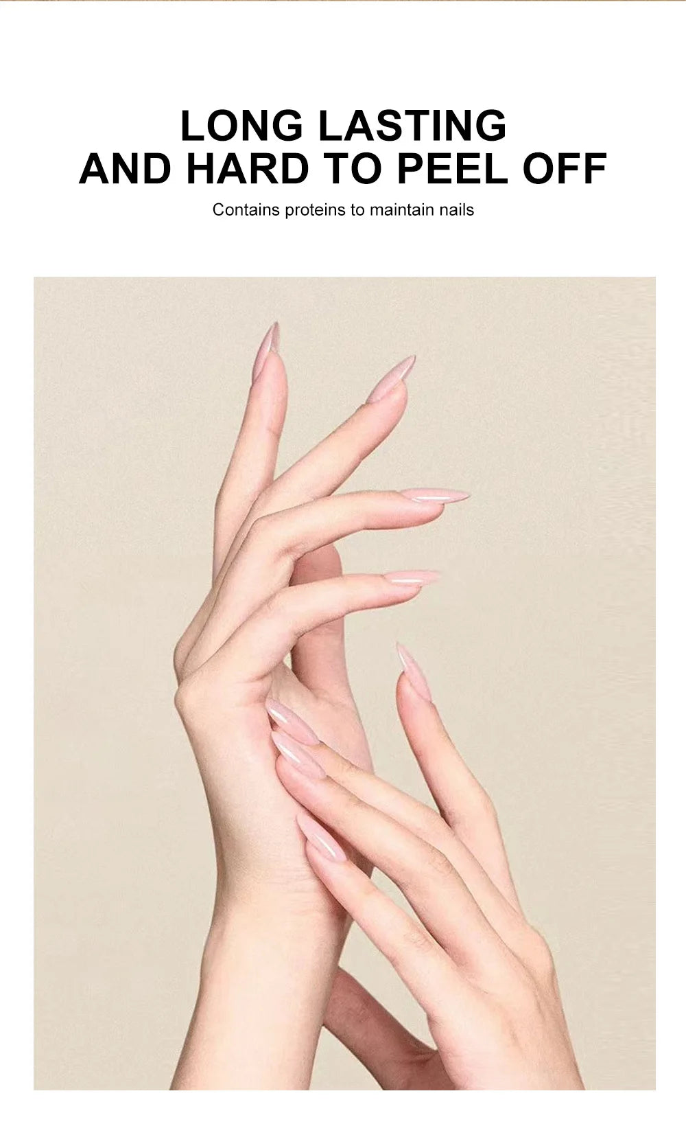 LIMEGIRL 8ml Soak Off Matte Top Base Coat for Nails UV Gel Polish Semi Permanent Functional Manicure Top Base Coat Varnish