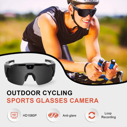 HD Smart Video Glasses Action Camera Sunglasses Wifi Glasses Sports Glasses Outdoor Bicycle Motorcycle Driver Recorder Walk Cam