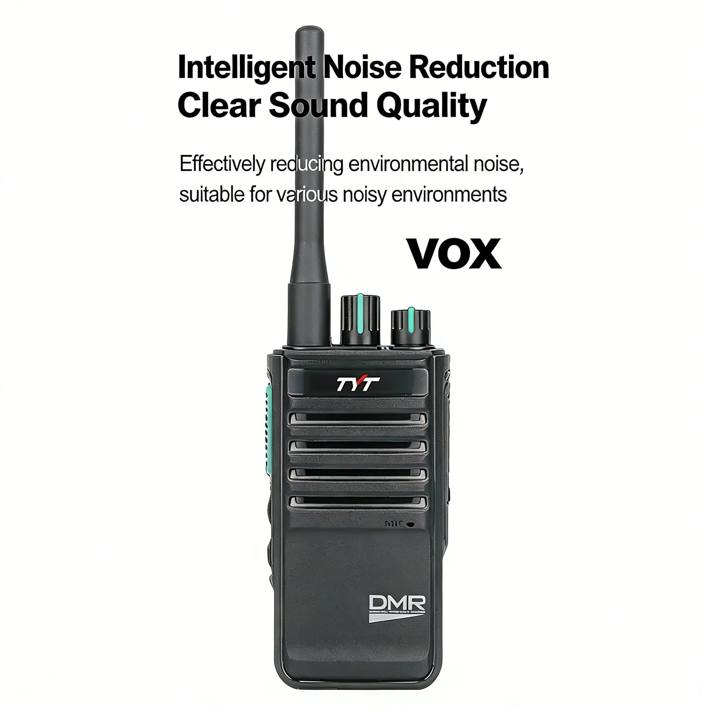 TYT MD-795 DMR Digital Walkie Talkie UHF 400-470MHz 4W/1W 64 Channels Voice Encryption Two Way Radio Long Range