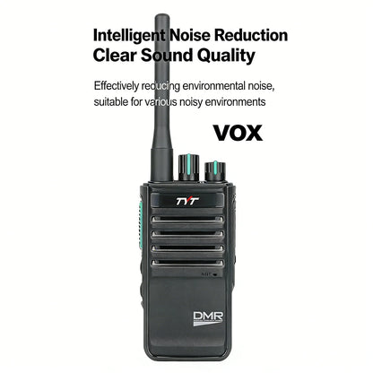TYT MD-795 DMR Digital Walkie Talkie UHF 400-470MHz 4W/1W 64 Channels Voice Encryption Two Way Radio Long Range