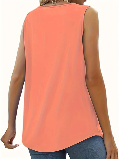 Plus Size Women's Sleeveless Ruffled Top - 2025 Summer Solid Color Casual Crop Tops, Sexy Bustier Bralette for Beach Vacation