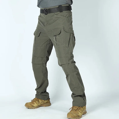 Summer Tactical Multi-pocket Work Tactical Pants Men Outdoor Waterproof Sports Hiking Climbing Pants Combat Cargo Trousers