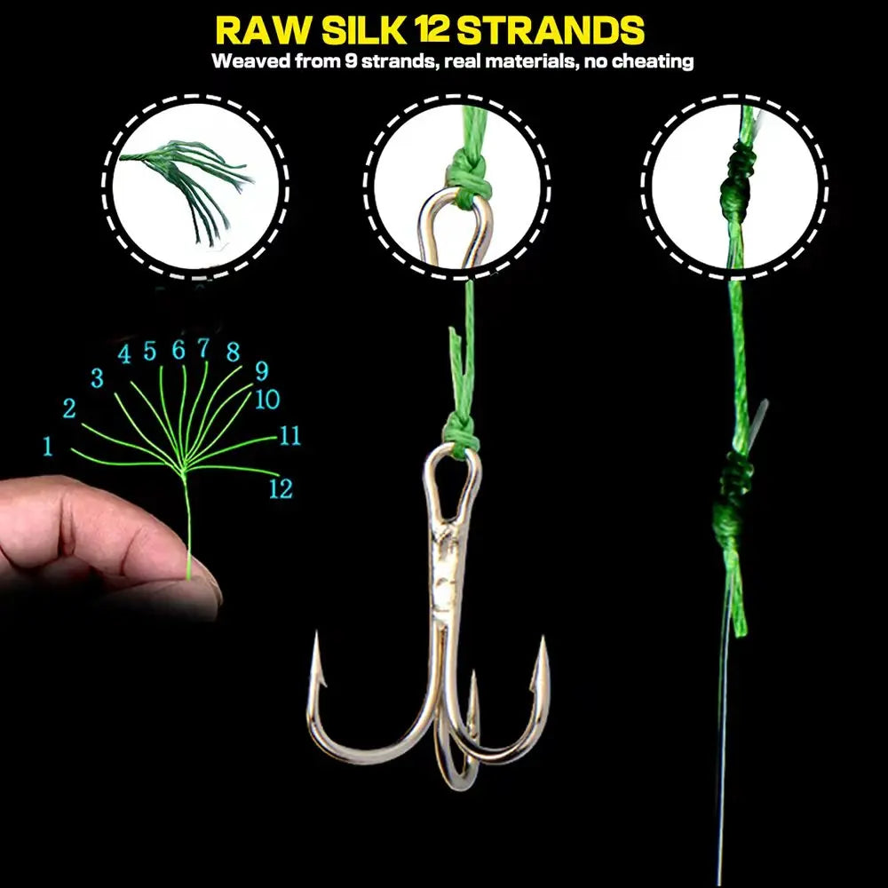 X12 Carp Fishing Line 300M 500M 1000M 12 Strands Braided Japan Multifilament PE Wire Super Strong Durable Smooth Tackle