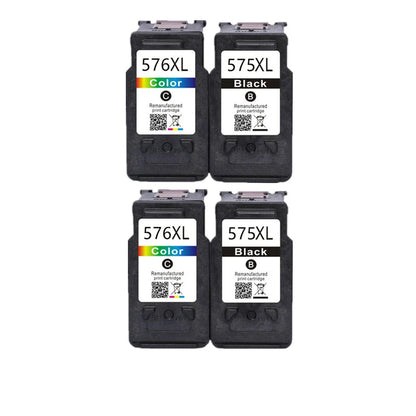 Bläckpatron för Canon 575 XL 576 XL PG575 CL576 PG-575 CL-576 PIXMA TS3550i TS3551i TR4750i TR4751i Skrivare