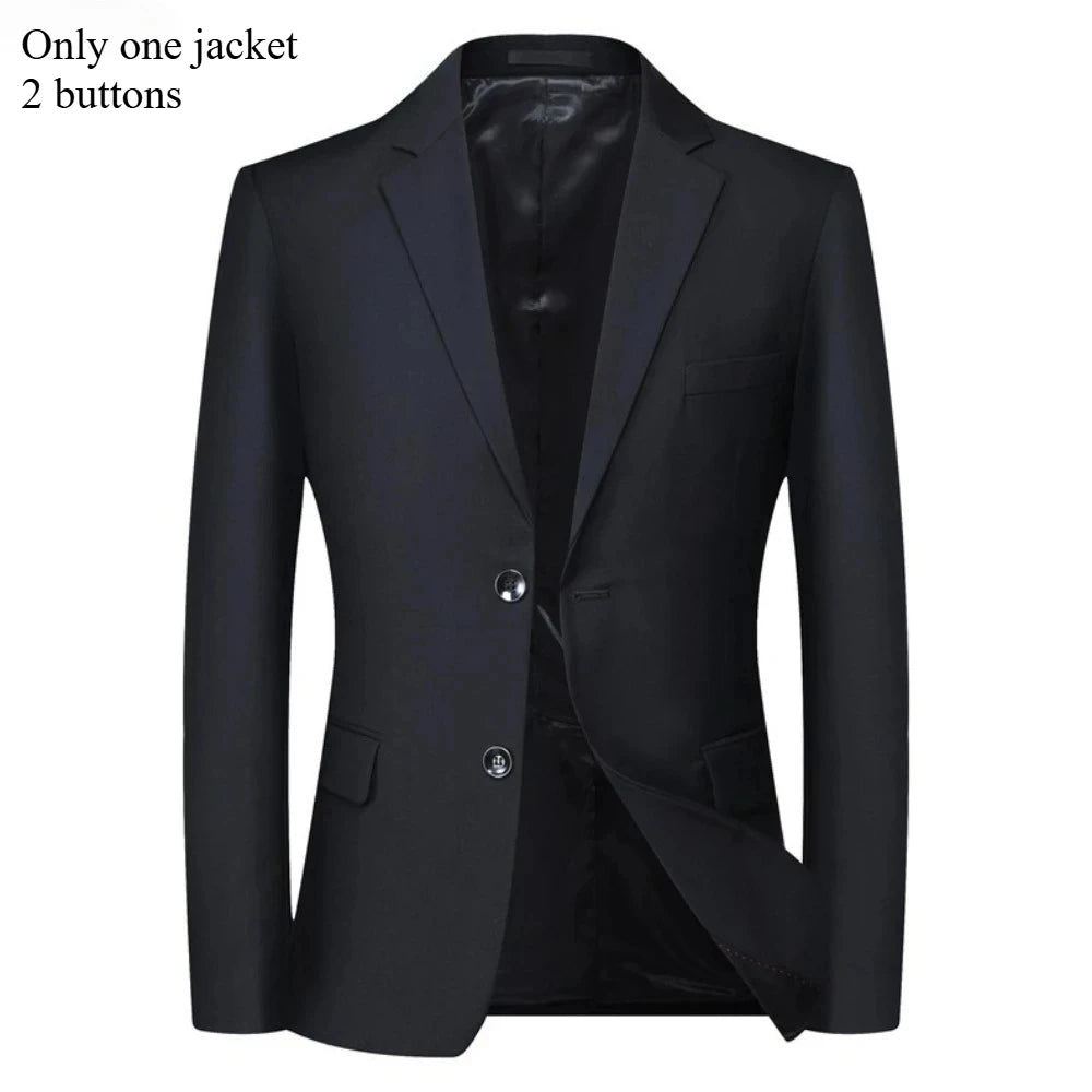 Men Suits Sets High Quality For Wedding Elegant 2 Pieces Jackets Pants Stretch Blazers Tailored Formal Full 2025 Costume