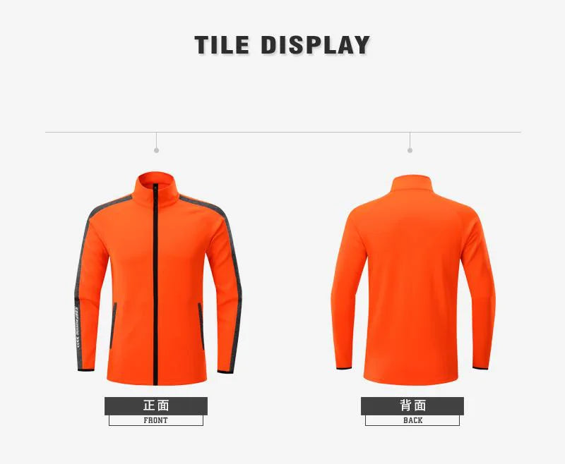 Customized Casual Sports Cardigan Jacket with Printable Embroidered Logo for Men's and Women's Outdoor Fashion tops