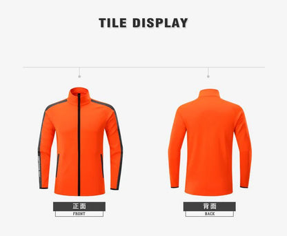 Customized Casual Sports Cardigan Jacket with Printable Embroidered Logo for Men's and Women's Outdoor Fashion tops