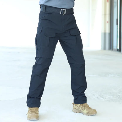 Summer Tactical Multi-pocket Work Tactical Pants Men Outdoor Waterproof Sports Hiking Climbing Pants Combat Cargo Trousers