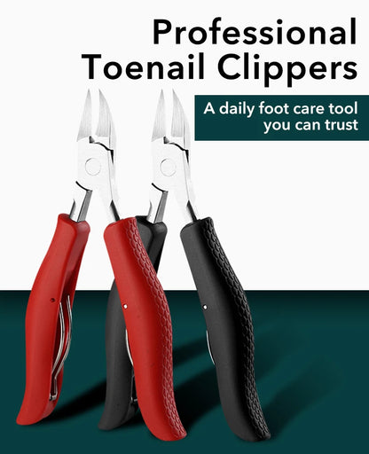 Professional Nail Clipper Thick Nail Nippers Dead Skin Removal Nail Art Pedicure Care Piler Cutter Scissor Tools