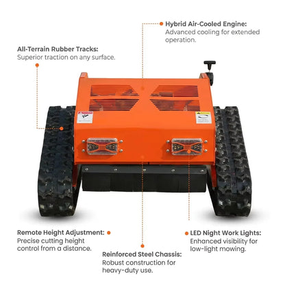 Kompakt robotgräsklippare med 4-taktsmotor