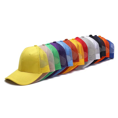 Professional Custom Logo Mesh Cap Sunscreen Sun Visor Cap Casual Sun Hat Designer Snapback Caps Printing Embroidery Baseball Cap