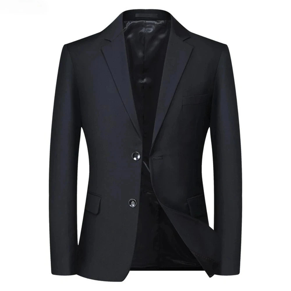 ZHUOLIN Herrkavaj Slim Fit – Sträcktyg Formell Bröllop Kontor Sport Marinblå Grå Svart Vinröd EU S–3XL
