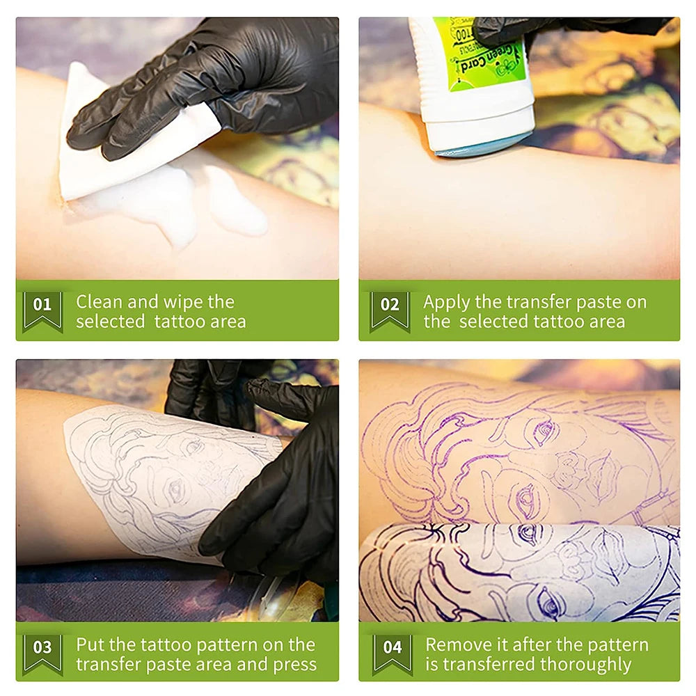 Rotatable Tattoo Transfer Cream Gel Ointment Cosmetic Tattoo Transfer Soap  For Transfer Paper Tattoo Accessories