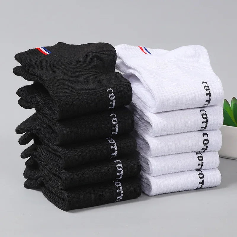 Herr Ankelstrumpor i Bomull 1–50-pack – Andningsbara, Tunna, Sport & Vardag, EU 38–45