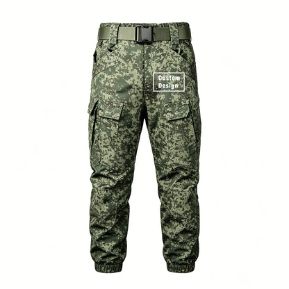 Herr Militär Softshell Set 2026 – Fleece Jacka + Byxor Outdoor, Grå/Svart/Khaki/Kamouflage S–4XL