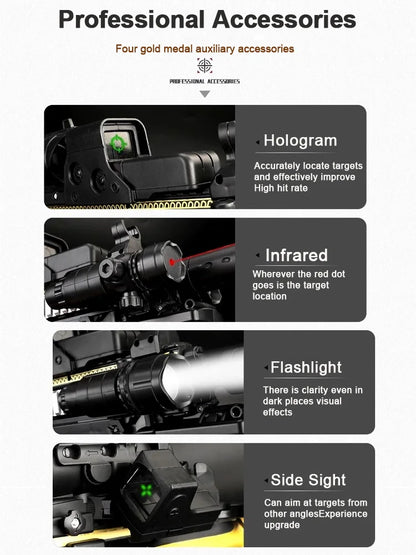 Burst M416 Helautomatisk Gelébollsskjutare