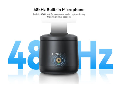 EMEET PIXY Wireless 4K Webcam Dual-Lens AI Tracking PTZ Streaming Camera Gesture Control HDR Live Streaming for YouTube/Facebook