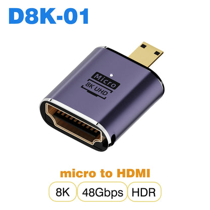 HDMI-förlängningsadapter hona till hona – 4K och 1080p
