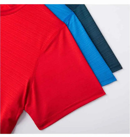 Herr Sport T-Shirt 2026 – Anpassningsbar Logotryck Brodyr Elastisk Quick Dry 9 Färger Asian S–4XL