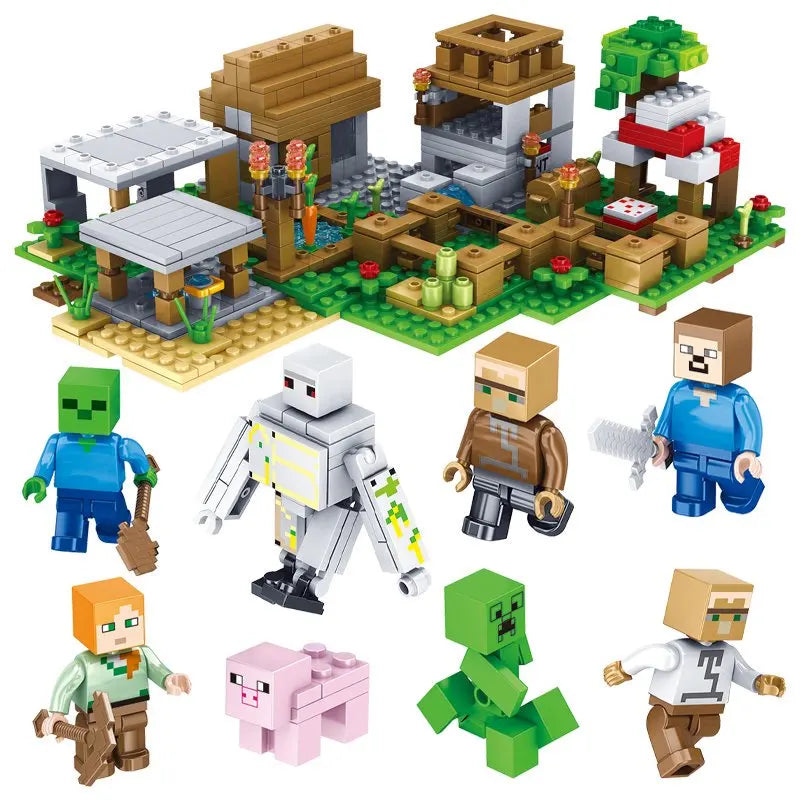 Byggklossar LEGO-kompatibel – 6 Teman By Grotta Gruva Djungel Djurfigurer Pedagogisk Pussellek 6+ År 2026