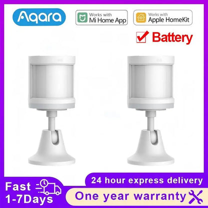 New Aqara Motion Sensor Smart Human Body Sensor Body Movement Wireless ZigBee Gateway Smart Home For Xiaomi Mijia Home Homekit