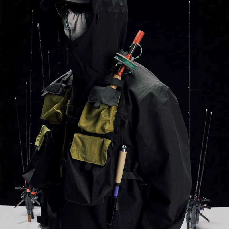 W2EJOURNEY EU US Size Top Quality Outdoor Vest Fishing Hiking Work Photo Safari Lightweight Vest With Multiple Pockets