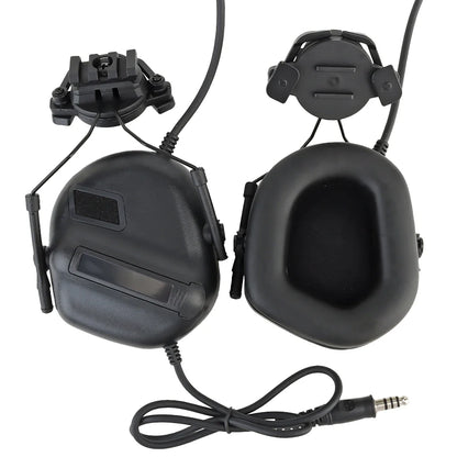 Tactical Helmet Headset Non-picking Noise-Cancelling Headset For Gen5 Helmet Headset Baofeng Radio PTT Adapter Mobile Earphone