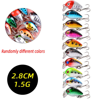3/5/8PCS Fishing Lures Kit Minnow Popper Baits with Hooks Saltwater Freshwater Trout Bass Salmon Swimbait Fishing Accessories