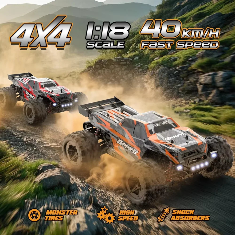 4WD radiostyrd bil i skala 1:16 med 4 kanaler