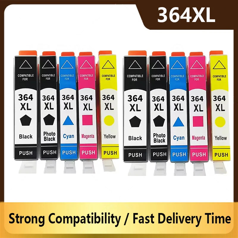 364XL 364 XL Bläckpatron Kompatibel för HP
