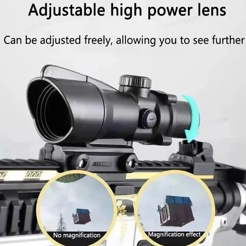 M416 elektrisk vattenpistol för utomhuslek, röd eller silver