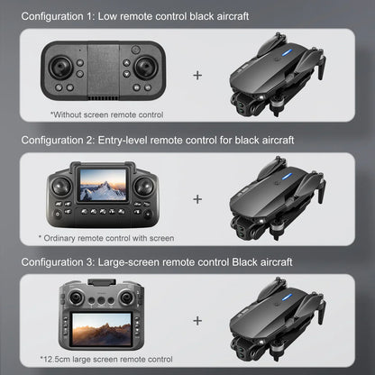 New E88 GT 4K Professional High-definition Drone Aerial Photography 12.5-inch Screen Remote Control Optical Flow Quadcopter Toys