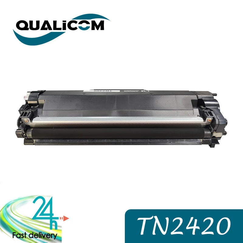 Qualicom TN2420 Kompatibel Tonerkassett med Chip för Brother