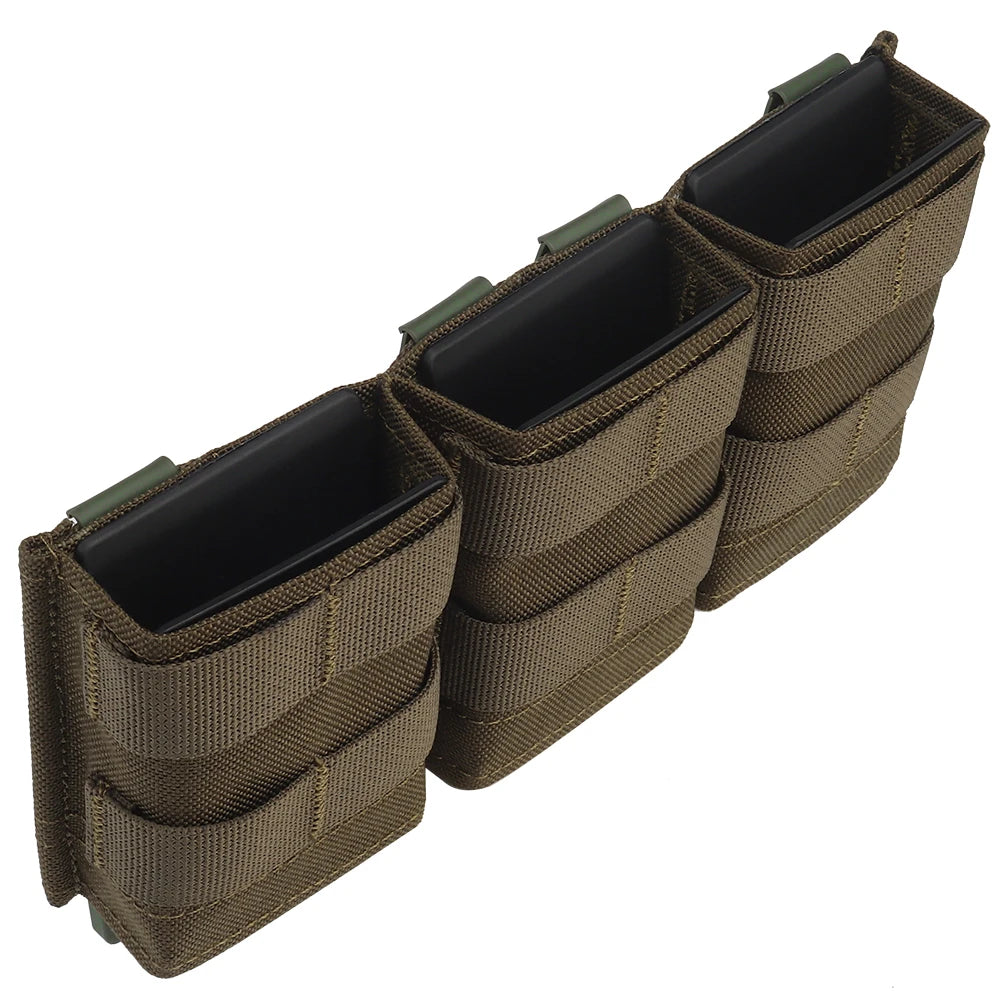 Taktisk FAST 5.56 Trippel Magasinväska Medium för Molle-system