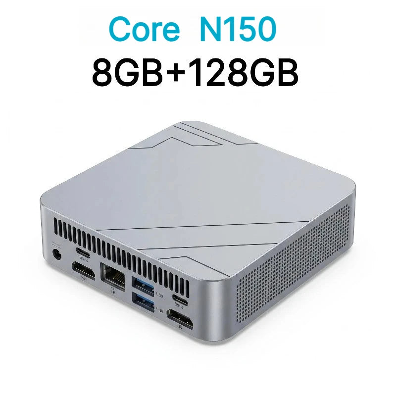 2026 NEW Portable Mini Computer Intel Core N150 with 1TB/2TB SSD, RAM, Versatile Ports for Gaming, Office Study.