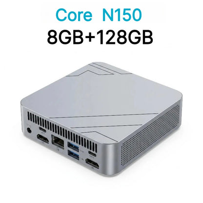2026 NEW Portable Mini Computer Intel Core N150 with 1TB/2TB SSD, RAM, Versatile Ports for Gaming, Office Study.