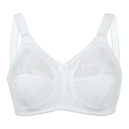 Big Minimizer Bras Large Size Lace Bra Women Sexy Unlined Full Coverage Ultra Thin Wireless Adjusted-straps Underwear Sujetador