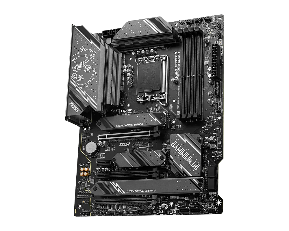 MSI Z790 GAMING PLUS WIFI Z790 LGA 1700 Motherboard CPU Support I9-14900K I7-14700K I5-13600K/KF I5-13400F DDR5 256GB M.2 ATX PC