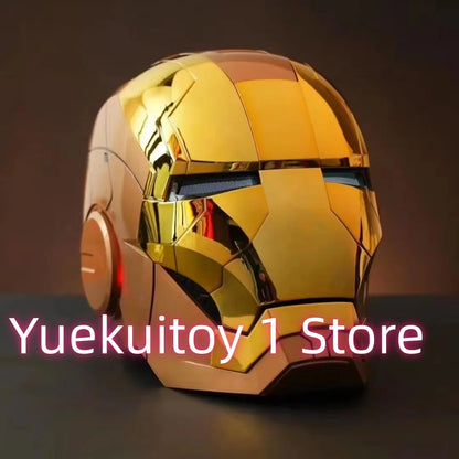 Bärbar Bumblebee hjälmleksak med armkanon och rollspelsdesign