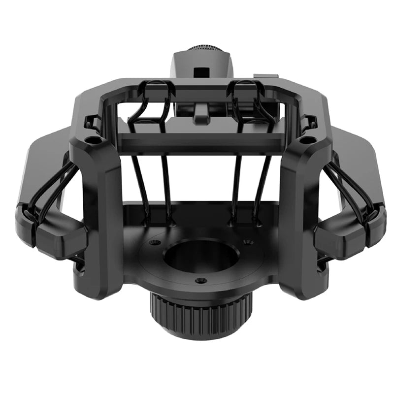 Microphone Shock Mount With Microphone Filter Windscreen Reduce Noise Anti Vibration Screen Stable Easy Install