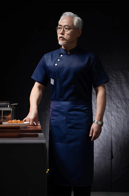 Catering Cooking White Shirt Restaurant Kitchen Chef T-shirt Baker Work Uniform Waiter Hotel Clothes Cook Jacket Cafe Overalls
