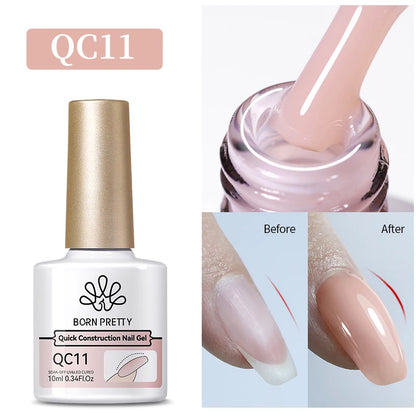 BORN PRETTY Super Top Coat and Base Gel Nail Polish for Gel Polish Semi-permanent Varnish Rubber Top Coat 10ml Nail Supplies