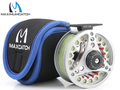 Maximumcatch 3-8WT Fly Fishing Rod And Reel Combo Set 8'6''/9' Medium-fast Fly Rod Pre-spooled Fly Reel & Line &Triangle Tube